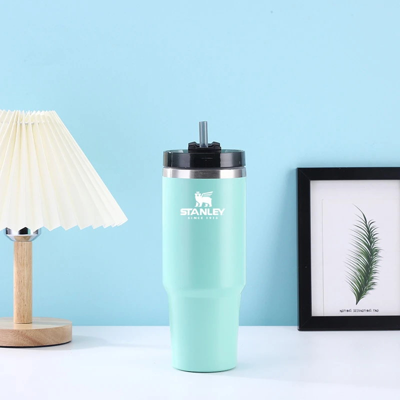 

Stanley, вакуумная ультратонкая изоляционная бутылка для воды, различные цвета, 0,6 л, мятно-зеленый, одинарный продукт