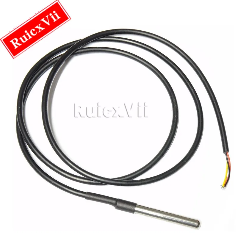 Водонепроницаемый Температурный датчик 18B20, из нержавеющей стали, 10 шт., 10-100 см