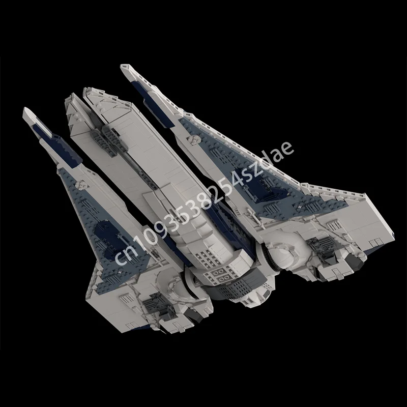 2019 шт. Moc Star Battle UCS Bo-Katan Kom'rk-класс модель строительные блоки кирпичи Diy сборка