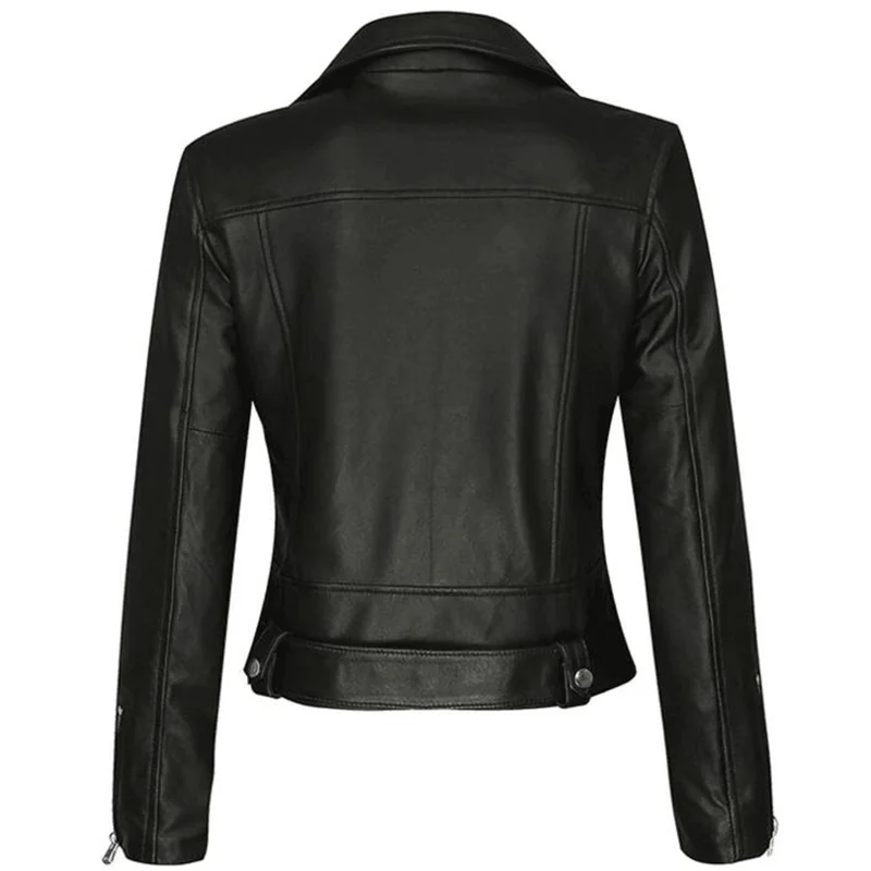 2020 europe fashion spring and autumn sheepskin coats womens genuine leather jacket women motorcycle coat jaqueta de couro enlarge