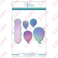 2022 newest scrapbook embossing decoration hot foil cut party balloons molds diy gift card craft blade punch reusable template