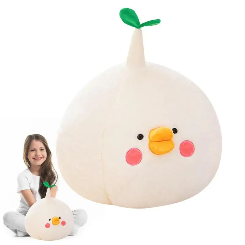 

Плюшевая игрушка для чеснока, плюшевый набивной чеснок, Реалистичная Милая утка, дизайн с горлышком, набитые искусственными плюшевыми чесноками