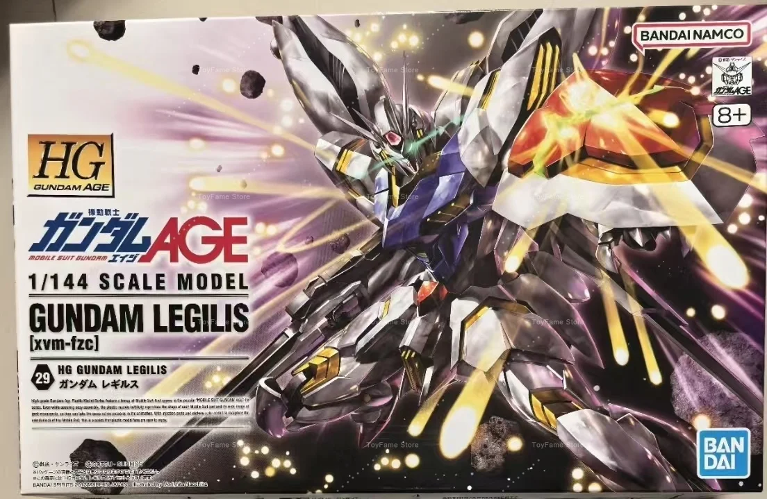 Фото Коллекционная сборная модель Bandai Gundam HG GUNDAM AGE 1/144 29 GUNDAM LEGILIS xvm-fac MOBILE SUIT, аниме-фигурка, игрушка (в упаковке) №2