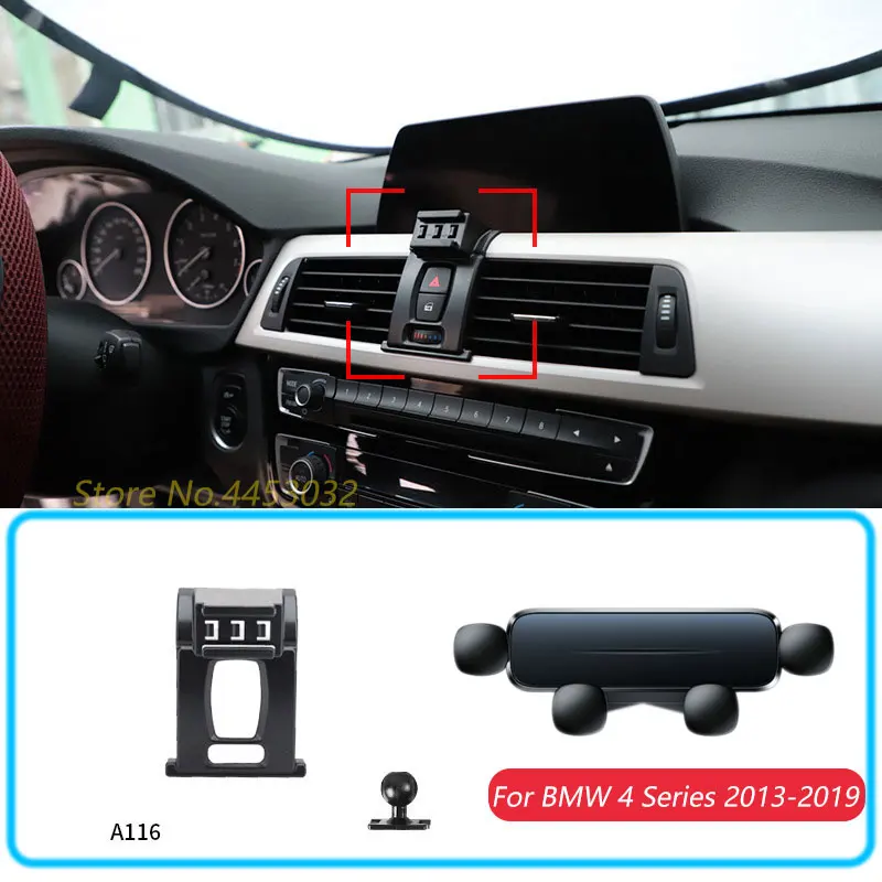 

Держатель Для Телефона В Автомобиль BMW F32 F33 4 Серии, Гравитационная Подставка, Регулируемый, Вращающийся