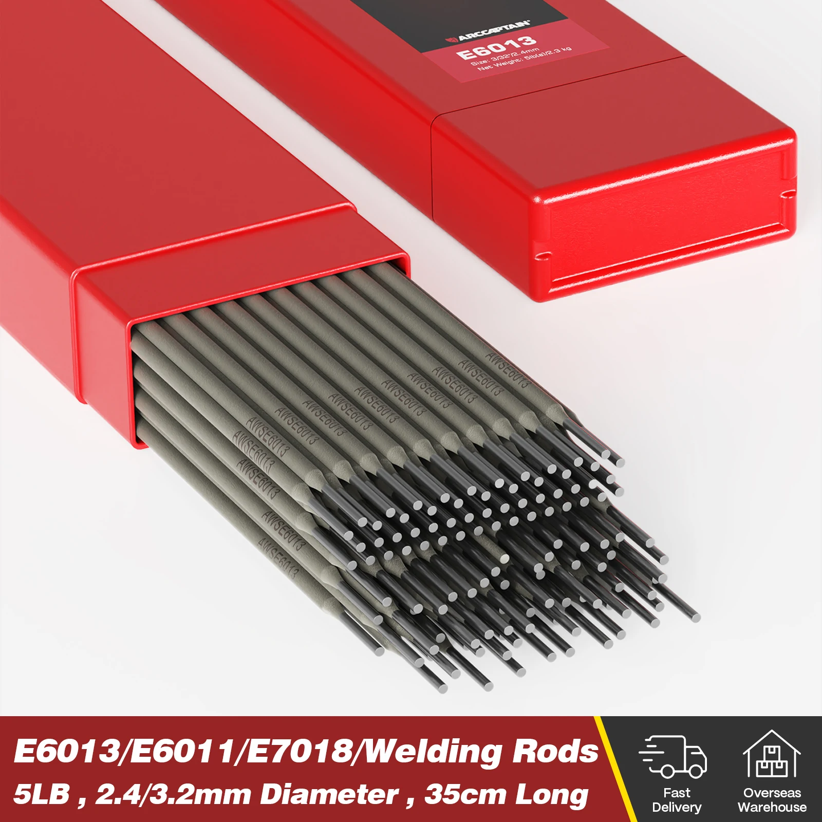 

ARCCAPTAIN E6013 E6011 E7018 Сварочные стержни Сварочные палочки из углеродистой стали Электроды Сварочный стержень 2,4 мм 3,2 мм Расходные материалы для сварки ARC