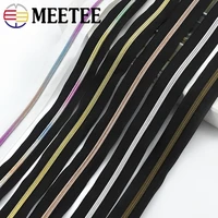 510meters 5 nylon zippers coil zip with sliders for clothes bags pocket zipper slider replace diy garment sewing accessories