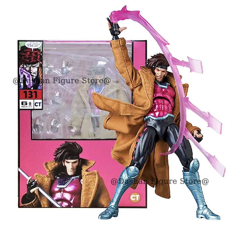 Фото Фигурка CT Toys X-Men Gambit, 17 см, подвижная коллекция ПВХ, COMIC Ver. Mafex 131 X Мужская фигурка Remy Etienne LeBeau, модель игрушки №1