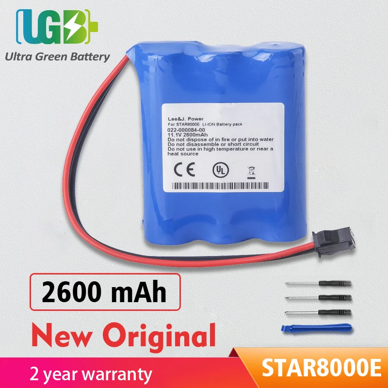 

UGB New Original STAR8000E Battery For STAR 8000E Battery 022-000084-00 Multiparameter Monitor Battery 2600mAh 11.1V