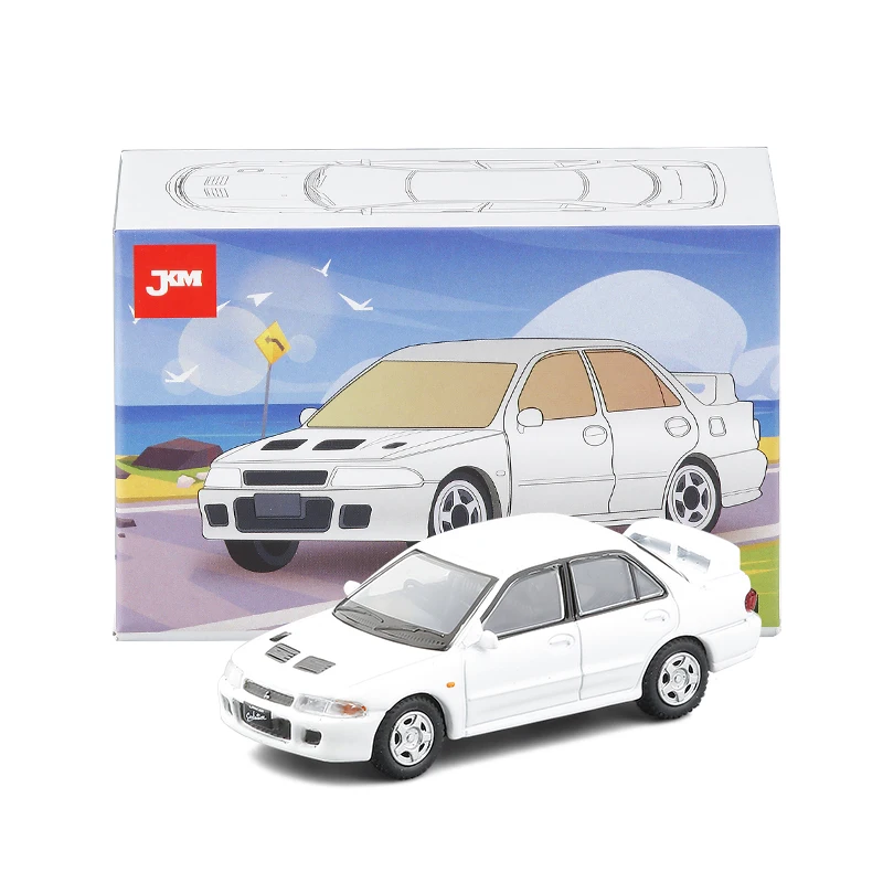 

JKM 1/64 Mitsubishi Lancer EVO Diecast Model Car