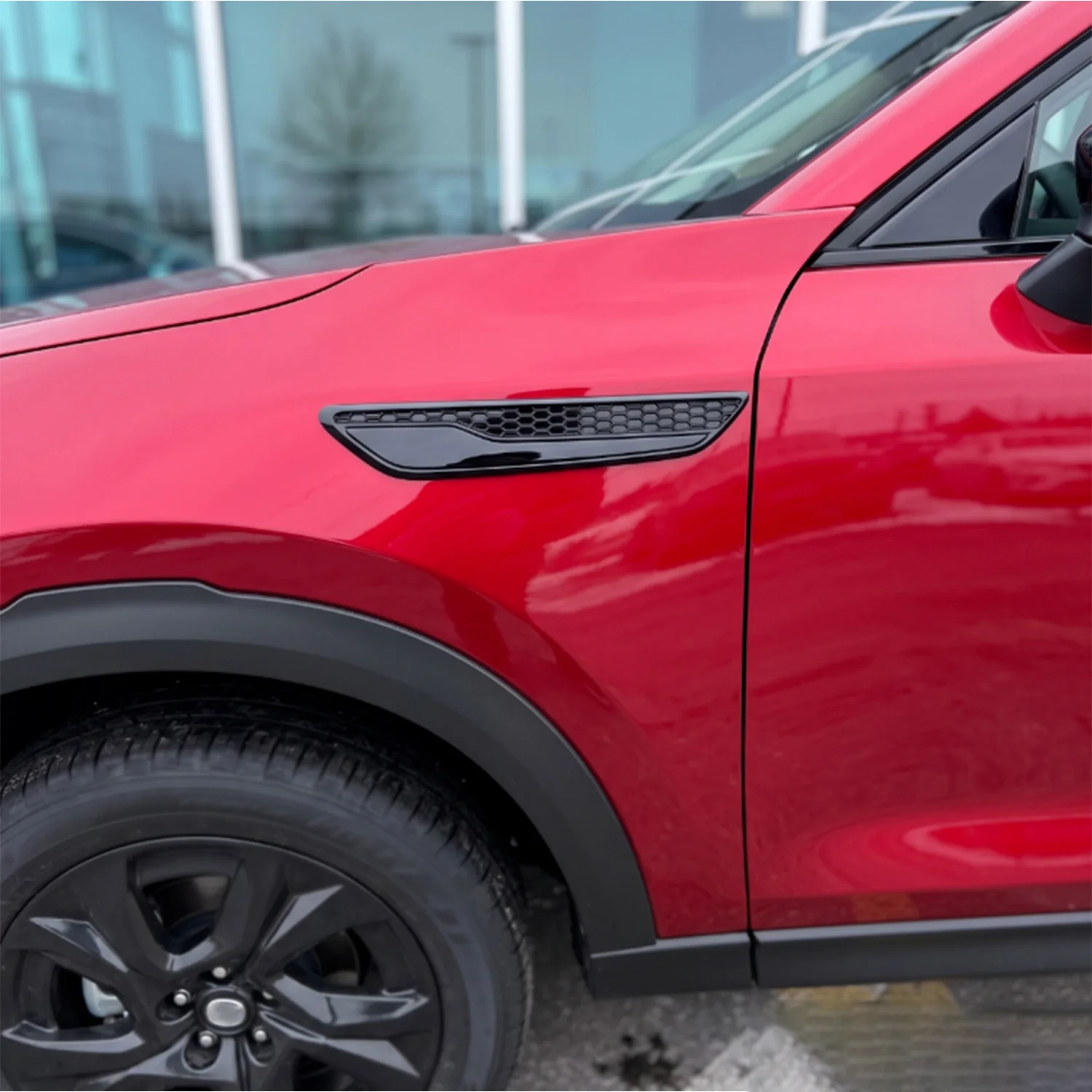 Фото Для Mazda CX-5 CX5 2026: Декоративные накладки из нержавеющей стали на боковые вентиляционные отверстия крыльев, накладки на колесные арки, боковые маркерные элементы, аксессуары для декора автомобиля №3