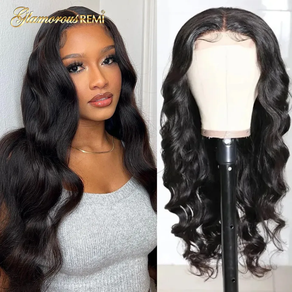 

HD Transparent Body Wave Lace Front Wig Natural Color Glueless Wig Human Hair Preplucked Body Wave Human Hair Lace Frontal Wigs