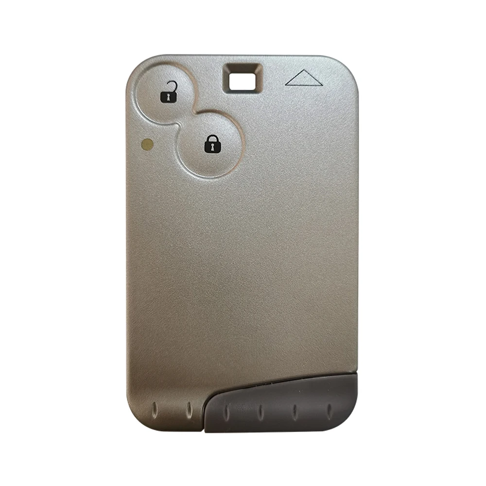 

XNRKEY 2-кнопочный чехол для удаленной карты для Renault Laguna, чехол для ключа карты с серо-зеленым лезвием