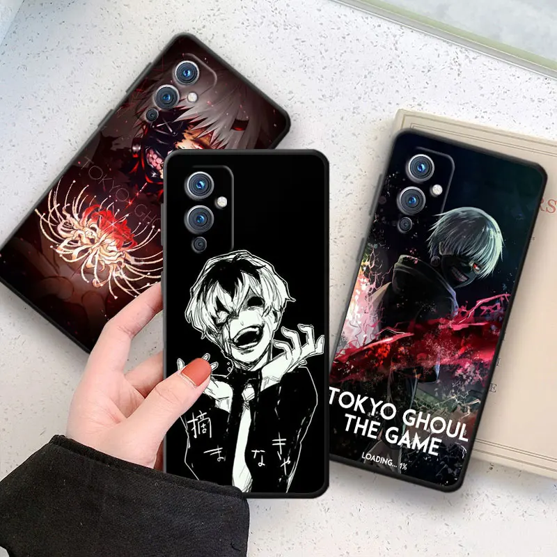 

Hot blooded anime Tokyo ghoul Phone Case For OnePlus 10 9 RT R 8 7 6 T Pro 5G Nord 2 N10 N100 CE CE2 N20 N200 Black Cover