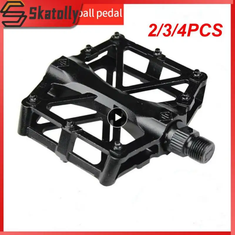 

2/3/4PCS Light Weight Durability Bike Footstep Sealed Bearing Mountain Bike Pedal Wear Resistance Ball Pedal Riding Equipment