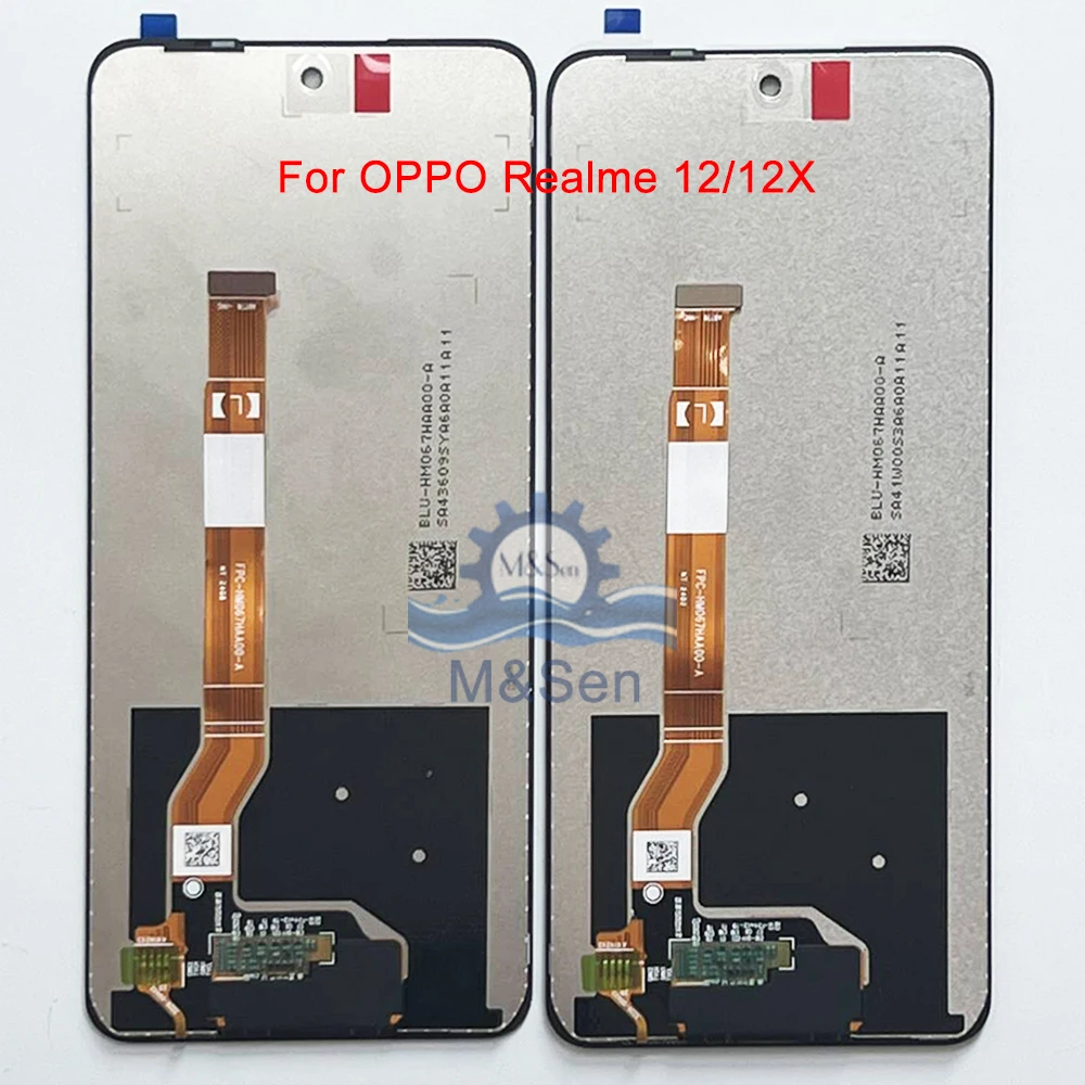 6 72 &quotоригинальный IPS ЖК-дисплей для Realme 12 5G RMX3999 рамка сенсорный дигитайзер 72&quot