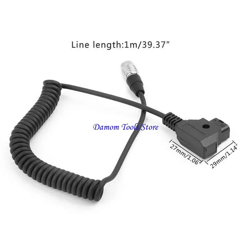 

Кабель питания D-Tap To Hirose 4pin черный 100см для Zoom F8