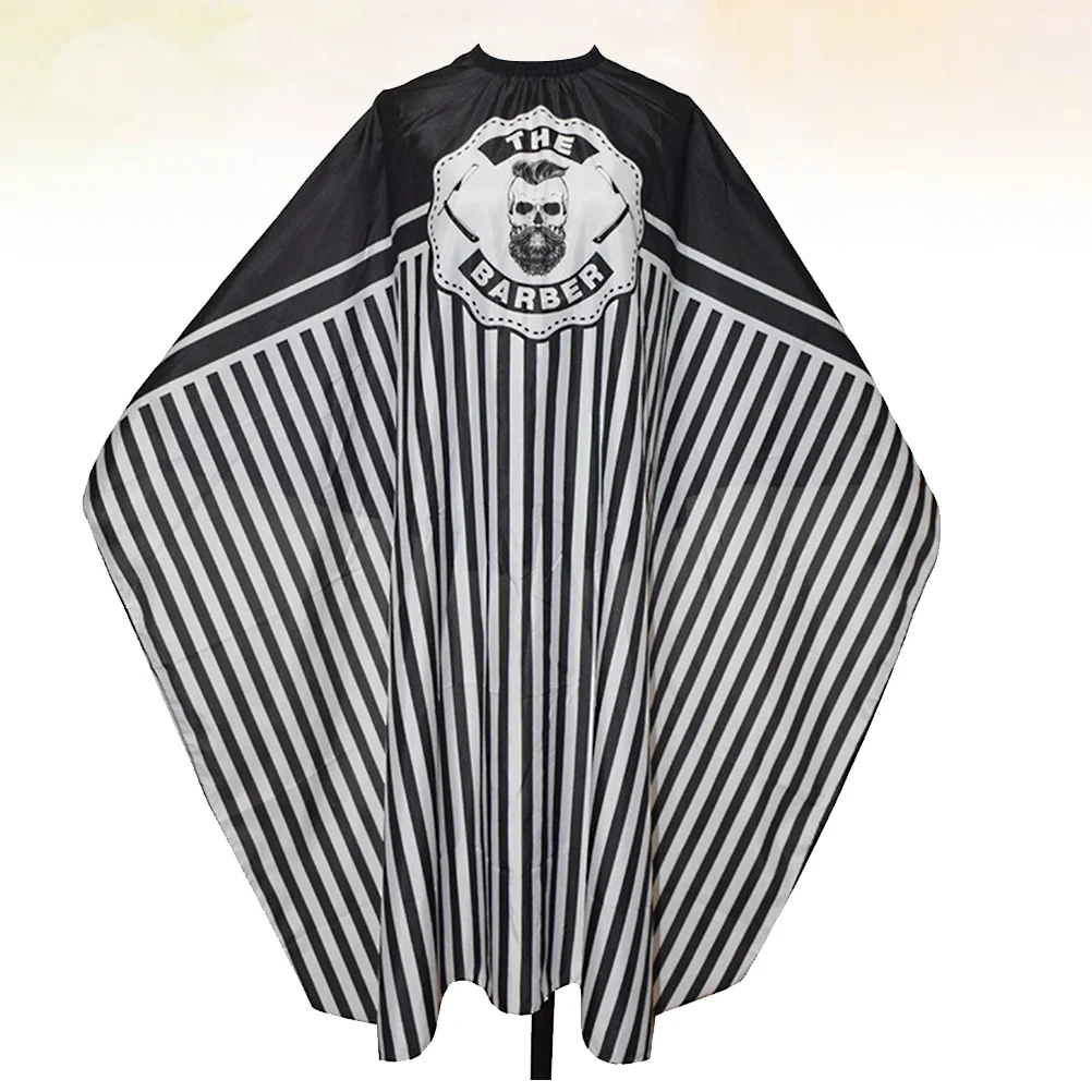 

Colouring for Barbers Apron Hair Dressing Cape Stripe Waterproof Hair Treatments Cloak 1 pc