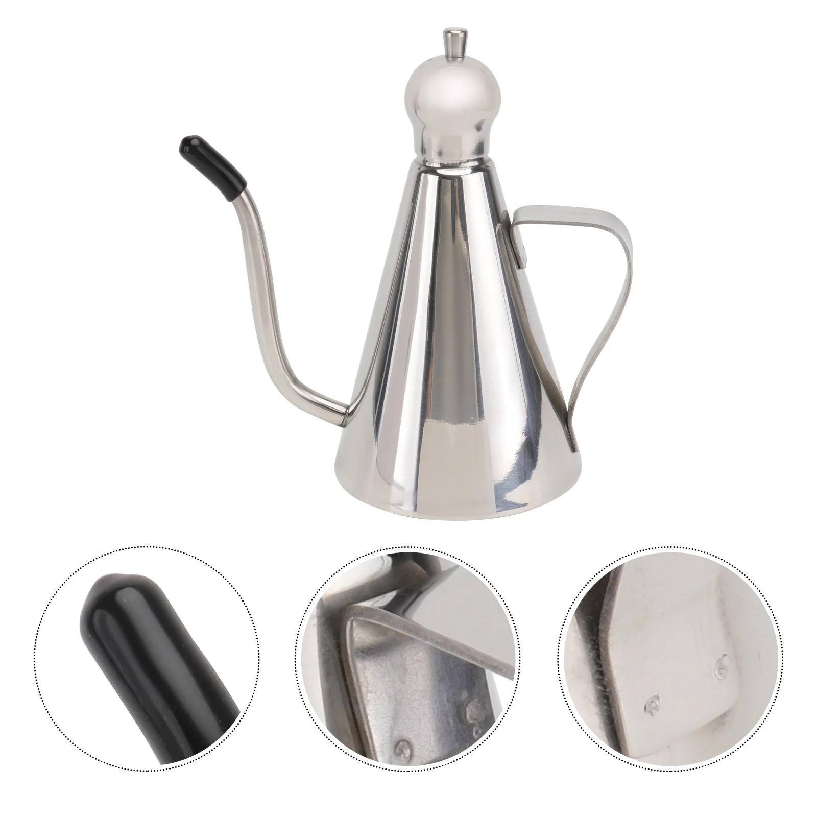 

Oil Dispenser Bottle Olive Vinegar Steel Stainless Cruet Container Kitchen Saucecooking Bottles Pot Spout Decanter Drip