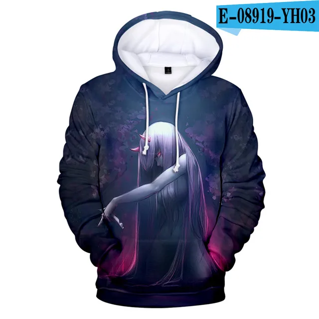 

Popular DARLING In The FRANXX 3D Hoodies Hipster Anime Zero Two Hoodie Sweatshirt Cute Boys Girls Clothes Men/ 100-4XL Oversized