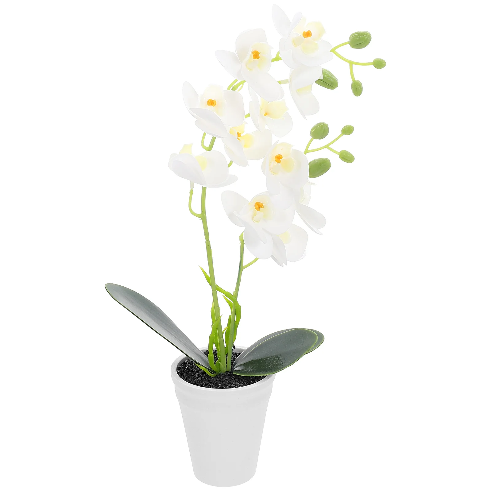 

Artificial Potted Phalaenopsis Artificial Phalaenopsis Bonsai Desktop Adornment