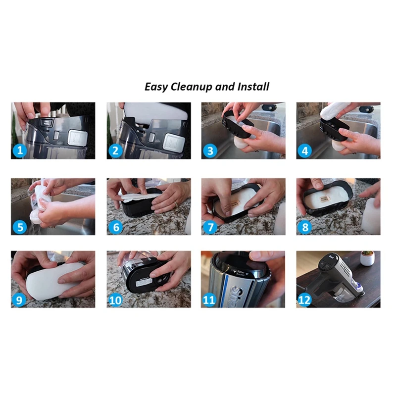 Замена деталей фильтра для Shark HZ2002 HZ2000 Vertex проводной сверхлегкий пылесос Duoclean