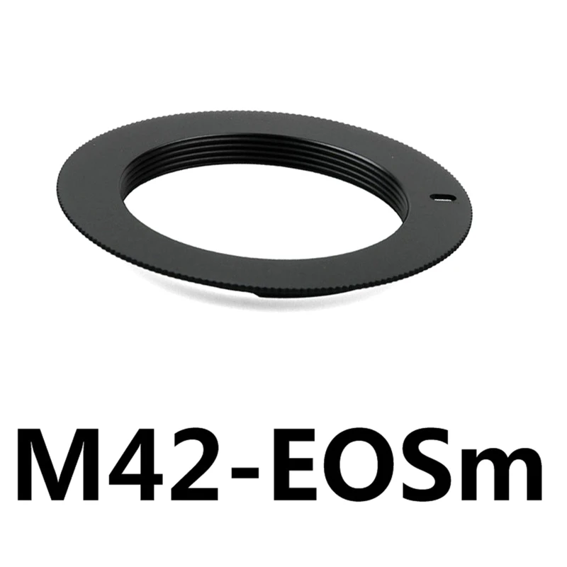 Aluminiumlegierung M42-EOSM Wechselring M42x1mm Schraubenadapter für spiegellose Kameraadapter-Zubehör der EOSM EF-M-Serie – Detail 5