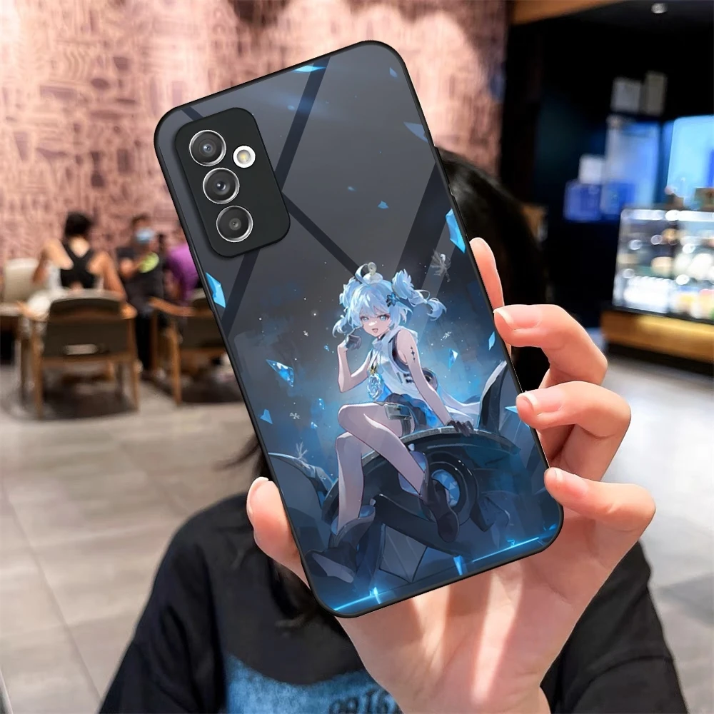 Чехол для телефона Wuthering Waves Youhu стекло Samsung Galaxy S24 S20 S21 S22 S23 Ultra Fe Plus A34 A54 A16 A24 A52 A53 M54