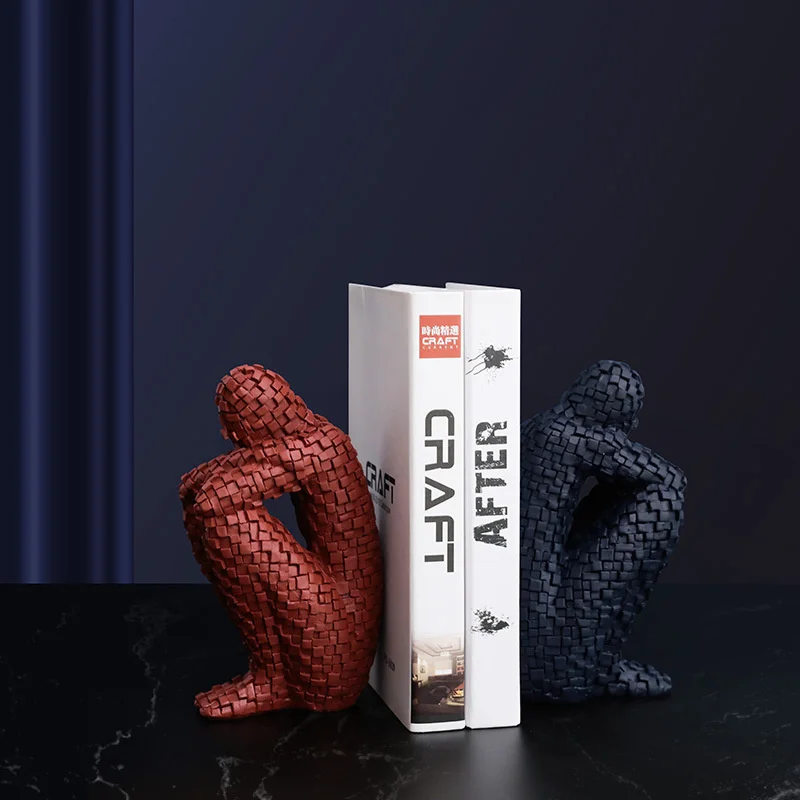

Книжная подставка с украшения для удерживания книг, нордические креативные символы, для декорирования комнаты