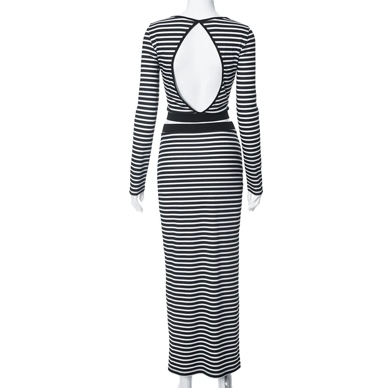 Женский комплект из 2 предметов SKMY Осенний Повседневный укороченный топ в