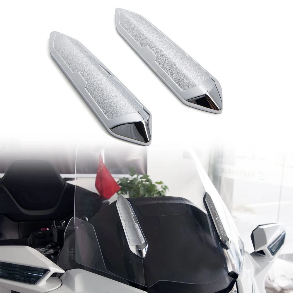 

Panical Chrome Windshield Strut Covers Decorate Protection Trim For Honda Gold Wing GL1800 F6B Dct Tour Airbag 2018-2023 ABS