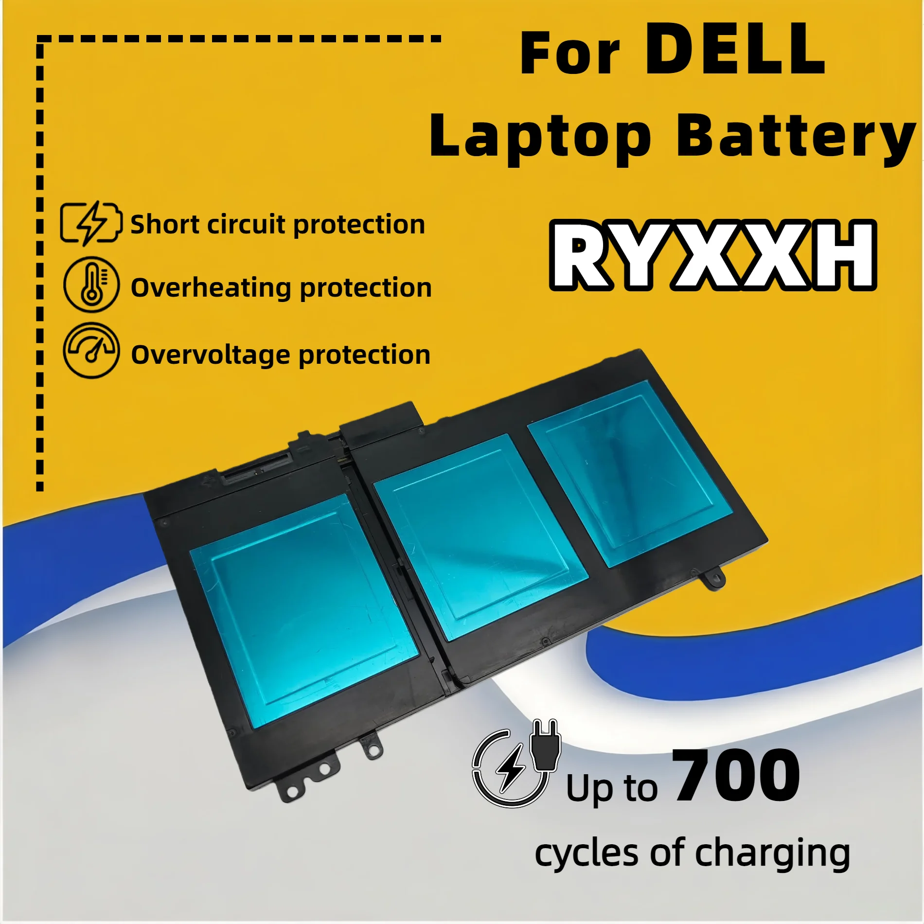 Фото FRLESUI RYXXH аккумулятор для ноутбука Dell Latitude 12 5000 11 3150 3160 3550 E5250 E5450 E5550 серии 13 месяцев гарантия №5
