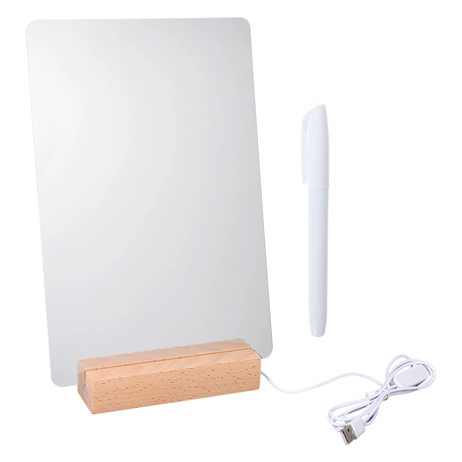 

Настольная доска, сухая стираемая неоновая подсветка для письма, акриловый декор для заметок, домашние сообщения, стираемая светодиодная п...