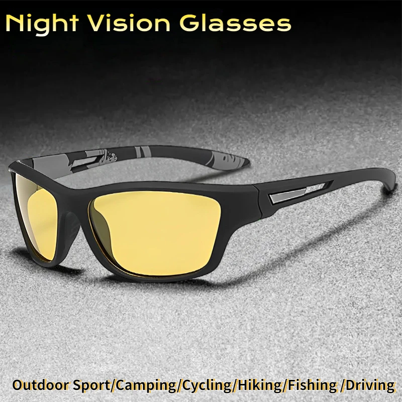 

Очки ночного видения Мужские поляризационные солнцезащитные очки для вождения антибликовые оттенки мужские очки для спорта на открытом воздухе велосипедные цветные зеркальные солнцезащитные очки