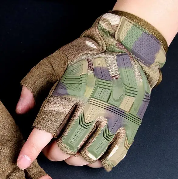Military Gloves Men Summer Outdoor Camouflage CP