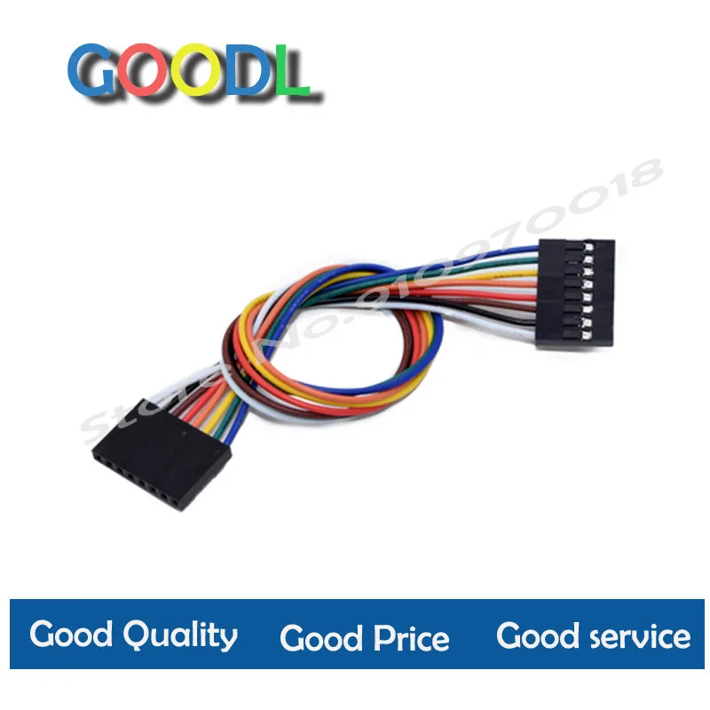 5 шт. 2 54 мм dupont кабель гнездо-гнездо 1p 3 4 6 7 8 9 10 pin Кабельный соединитель Перемычка