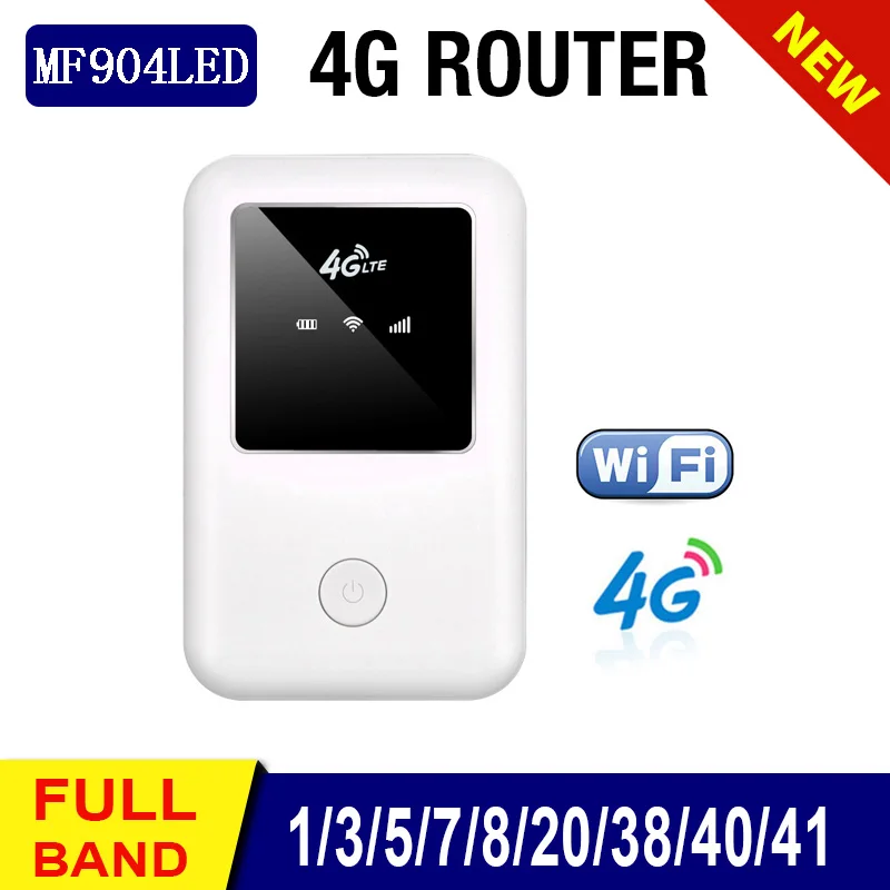 

High Speed Cat4 USB 4G Wifi Router With SIM Card Slot LTE EDGE HSPA GPRS GSM Travel Wireless Pocket Mobile Wi-fi Hotspot MF904
