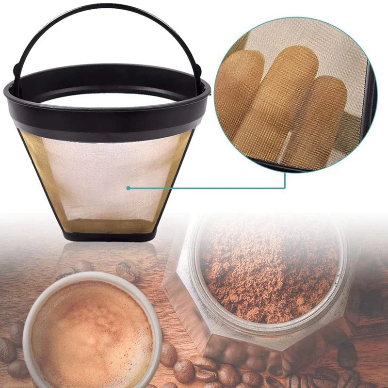 5-пакетный многоразовый фильтр для кофе перманентного фильтра Cuisinart машин и