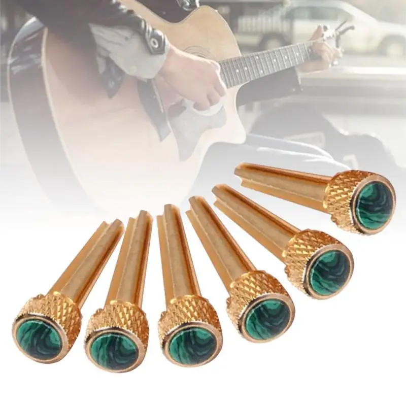

Acoustic Guitar Bridge Pin Guitar Strings Nail Metal Replacement Stringed Instruments Guitar Parts Accessories