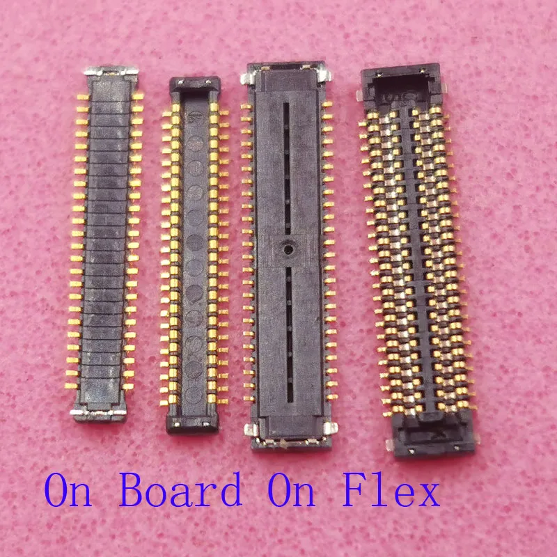 1 шт., гибкий разъем для ЖК-дисплея Samsung Galaxy A600F A6 Plus 2018 A6Plus A605 A600 A605F, 48 контактов