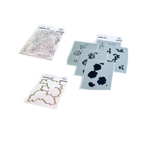 studio garden roses clear new metal cutting dies stamps and stencil set for scrapbook album decoration craft diy gift 2022 molds