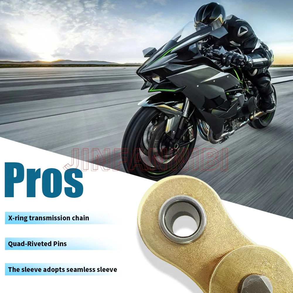 Фото Цепь X-Ring 520, 120 звеньев с Master Link для Honda CB300R CB500F CBR250R CR125R №3