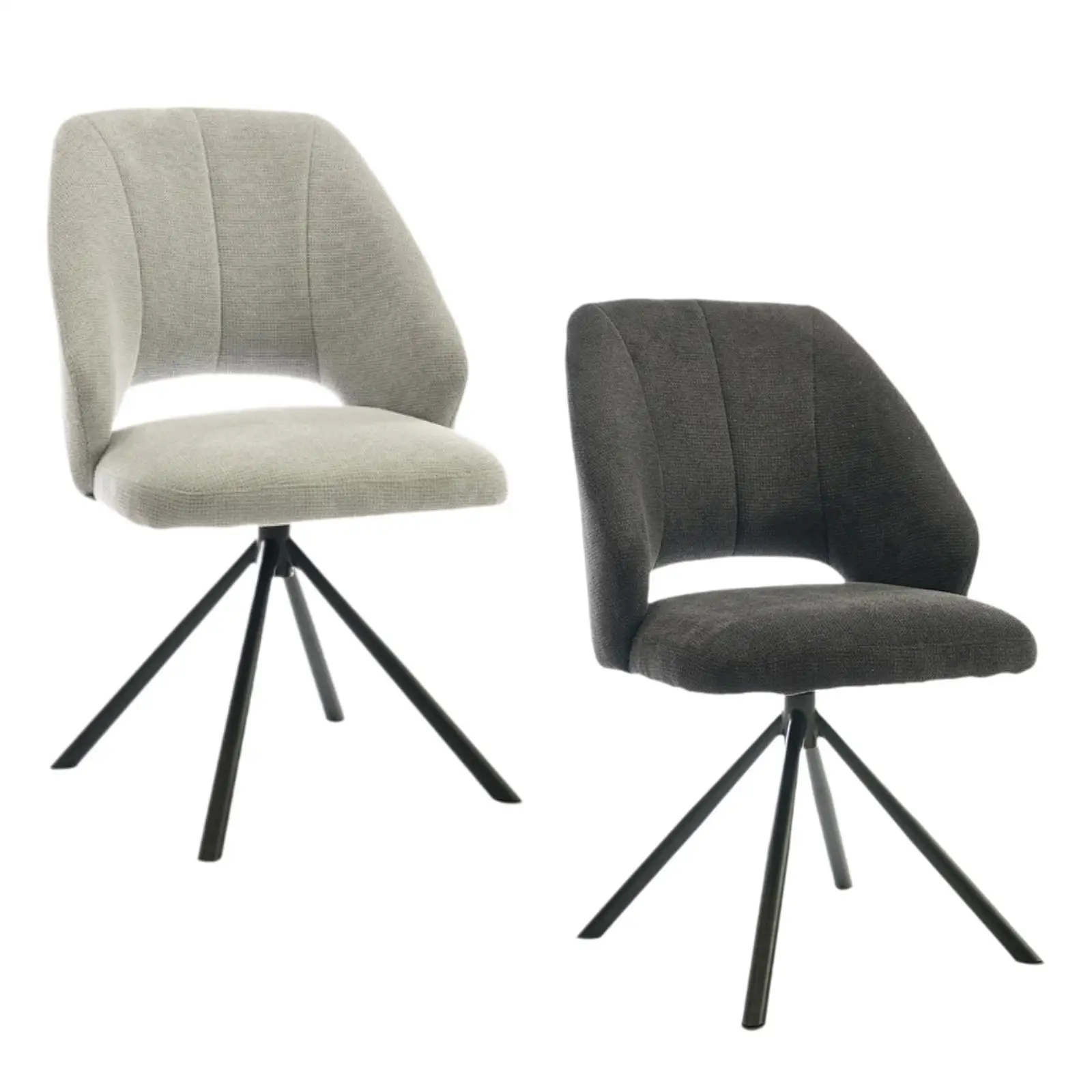 Вращающийся на 360° стул для гостиной офиса удобные сиденья дышащий обеденный