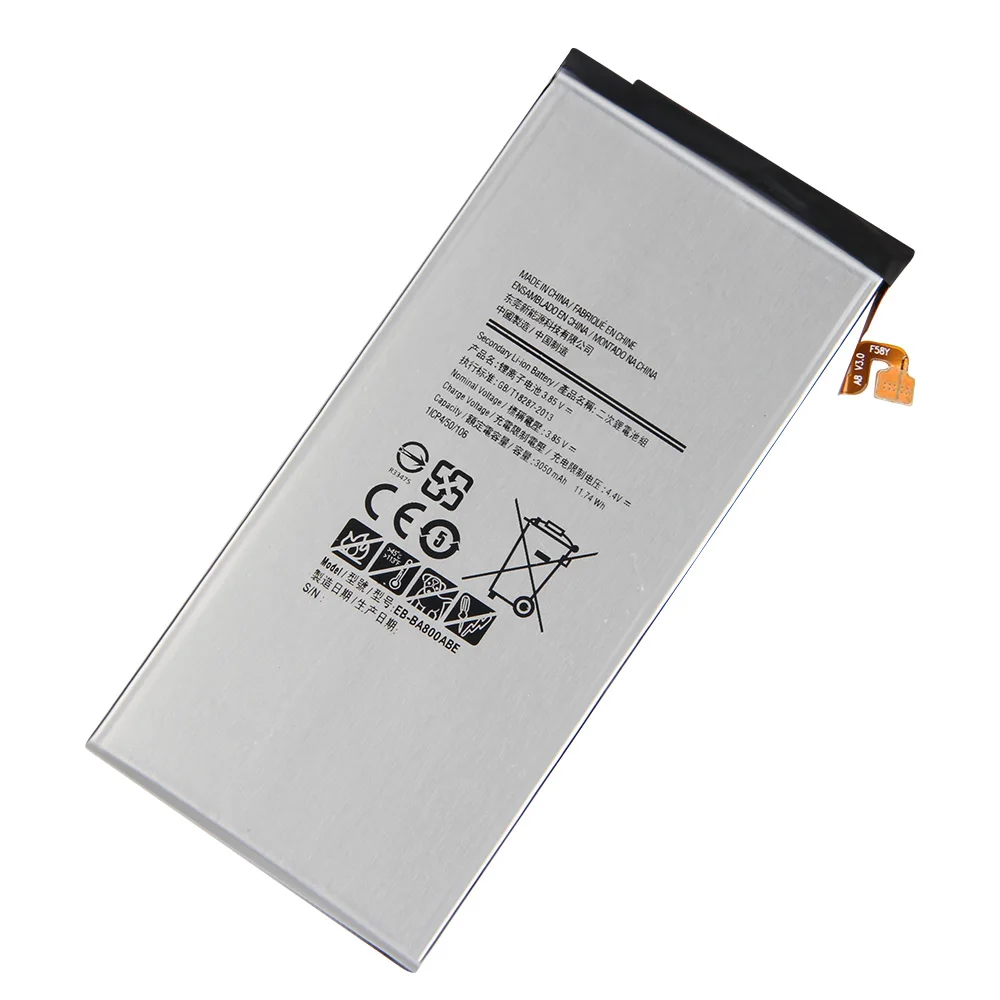 Новый сменный аккумулятор EB-BA800ABE для Samsung GALAXY A8 2015 A8000 A800YZ A800F A800S телефона 3050 мАч