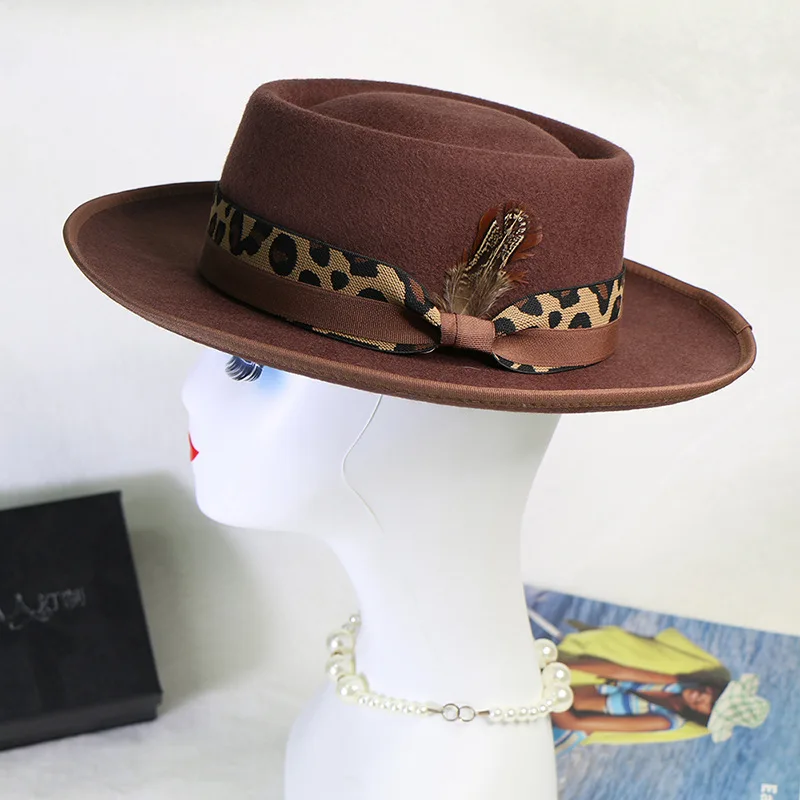 

hats pie men wool hats lady hat felt church hat unisex bowknot jazz hat for men and women wholesale price cowboy hat