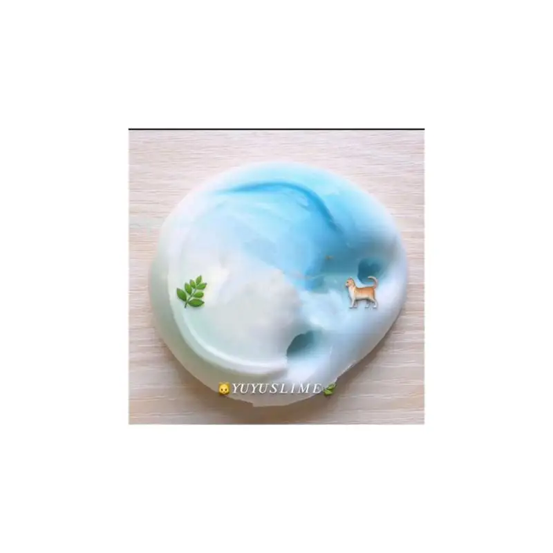 Squishy Table Crystal Mud Foaming Glue Stretching Decompression Toy Super Large Explosion Ear Sound