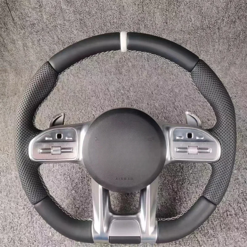 Для Benz Mercedes AMG A B C E GLS GLA S C63 W205 W204 W213 2012-2021 новое рулевое колесо из углеродного