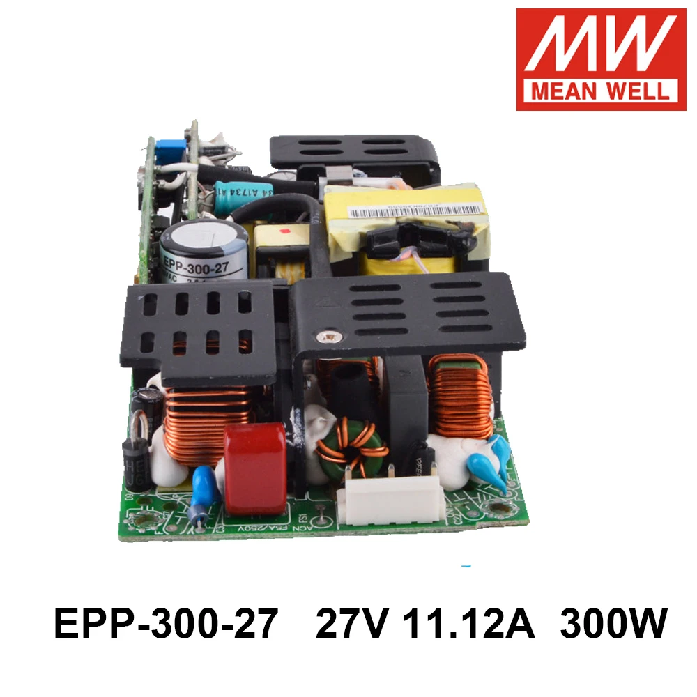 

Mean Well EPP-300-27 AC TO DC 27V 11.12A 300W PFC чистый блок питания с одним выходом