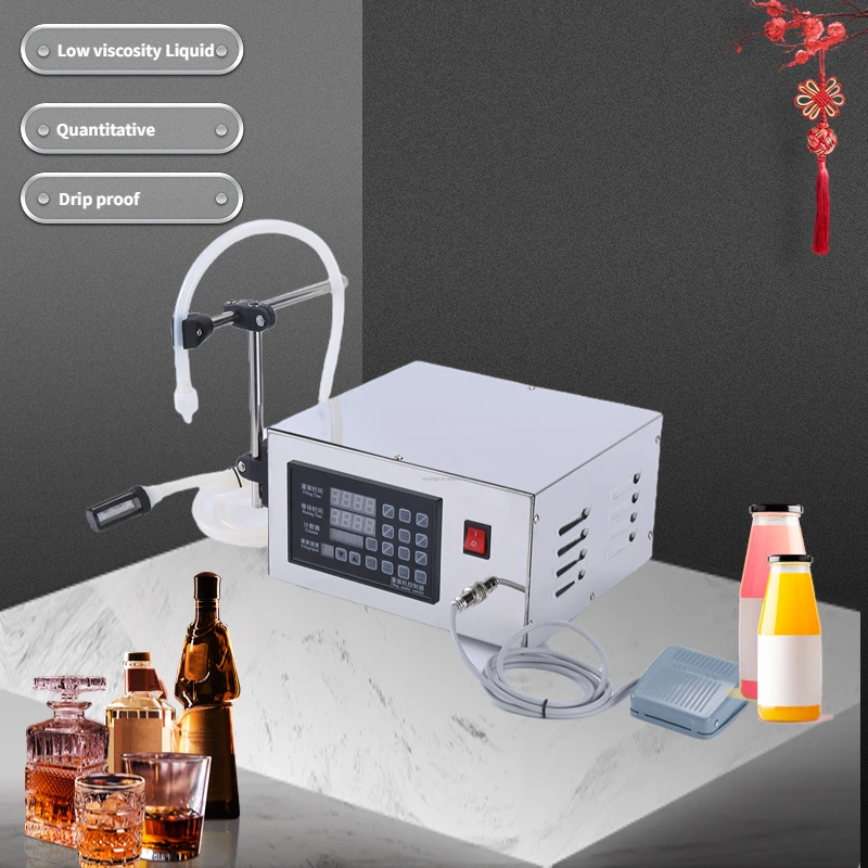 

GFK 280 Semi Automatic Juice Digital Pump Water Liquid Filling Machine for Oil Bottle Liquid Filling