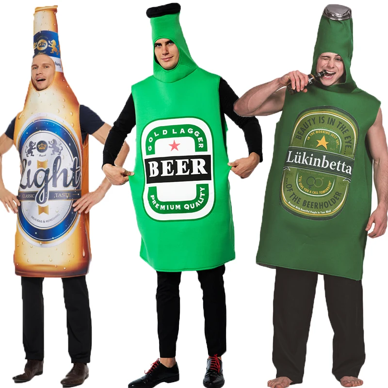 

Beer Bottle Cosplay Costume Beer Festival Party Performance Costumes Cosplay Costumes Halloween Costume Fun Stage Clothes