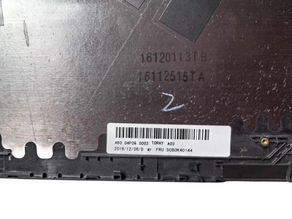 Задняя крышка ЖК-дисплея для Lenovo Thinkpad X1 Carbon 4-го поколения (тип 20FB 20FC) 2016 корпус